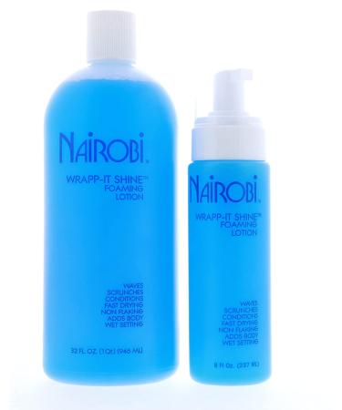 Nairobi Wrapp-it Shine 32oz + 8oz Combo - Professional Hair Care Products - Buy Online on GoSupps.com