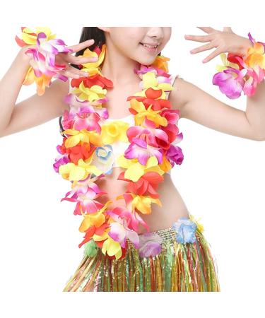 Hawaiian Leis Plumeria Hair Clips Set - 6pcs Tropical Flower Barrettes Headpiece for Women - Summer Beach Wedding Party Decoration Supplies - Buy Online on GoSupps.com