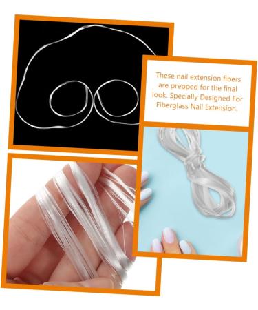 Beatifufu 3 Nail Tools for Nail Art Nail Art Tool Manicure Tools Para U as Nail Extension Fiberglass for Salon Manicure Fiber Nail Fiber Elasticity White Plastic Fiber Extender - Buy Online on GoSupps.com