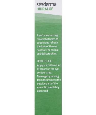 Sesderma Hidraloe Eye Contour 0.5 Fl oz - Hydrating Eye Cream for Brighter, Youthful Eyes - Buy Online on GoSupps.com