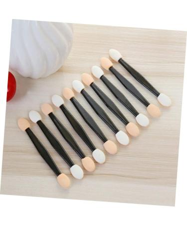 Balacoo 100 Pcs Eye Makeup Professional Double- End Eyeshadow Cosmetic Sponge Size 2 Black - Buy Online on GoSupps.com