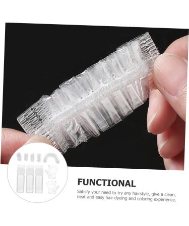 minkissy 1 Set portable suite white earmuffs tool kit gloves applicator bleach bleach kit Hair oil salon hair dyeing tool shower cap tool hair dye set Accessories hair applicator tool 6.9x4.8cm White - Buy Online on GoSupps.com