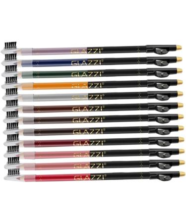 IWOWHERO 12pcs Lip Liner Eyeliner Make up Lipliner Eyebrow Pencil Black Lip Liner Pencil Gel Eyeliner Plastic - Buy Online on GoSupps.com