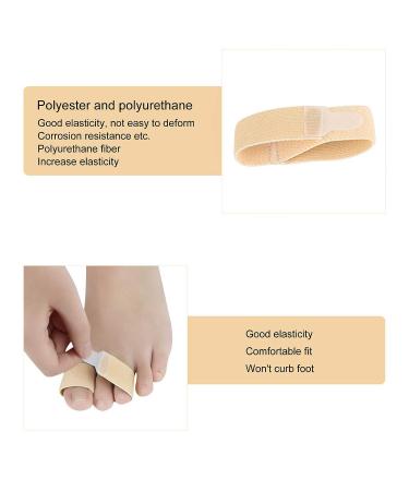 6pcs Toe Corrector Wraps - Elastic Soft Finger Hammer Toe Straightener Separator for Foot Care - Buy Online on GoSupps.com