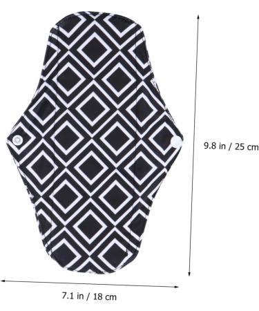 4 Pack Washable Women's Heavy Flow Menstrual Pads | Reusable Breastfeeding Insert & Hygiene Pillow | Eco-Friendly Mama Fabric Underlay - Buy Online on GoSupps.com