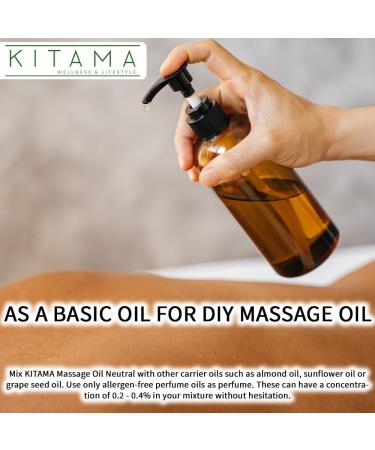 Professional KitaMa Massage Oil 10L - Fragrance-Free Colorless & Preservative-Free for Physiotherapy & Thai Massage - Includes Lifting Pump - Buy Online on GoSupps.com