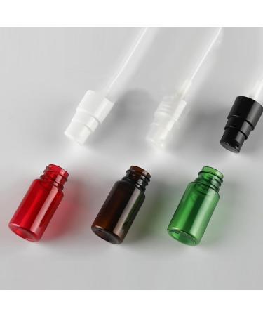 ZEOABSY 12 Pieces 10 ml White Lotion Bottles with Black Pump 10ml Empty PET Plastic Lotion Pump Bottle Cosmetic Gel Travel Container for Cosmetic Make up Cleaning + 2 x Funnel White 10ml - Buy Online on GoSupps.com