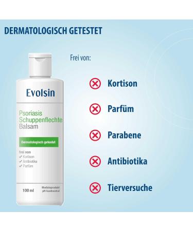Evolsin Psoriasis Cream 100ml | Cortisone-Free Ointment | Patented Formula for Itching Relief & Calming Irritated Skin | Shop Internationally - Buy Online on GoSupps.com
