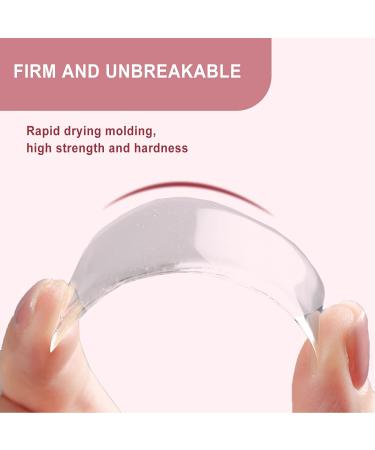 Nail Extension Fiberglass Kit 15ml Extension and 10pcs Fiberglass Sheet for Women DIY Nail Art Extension Accessories Fiberglass Nail Wraps - Buy Online on GoSupps.com