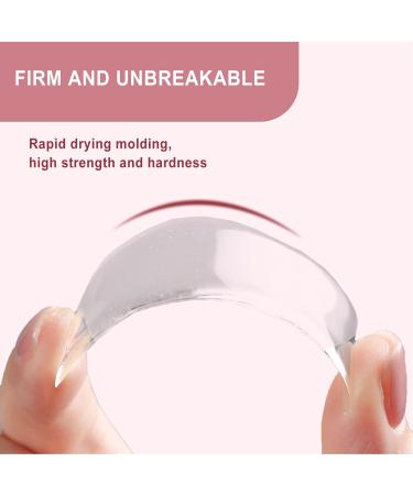 15ml Nail Extension Fiberglass Kit Extension Gel and Fiberglass Sheet Nail Glass Fiber Gel DIY Art Accessories for Women - Buy Online on GoSupps.com