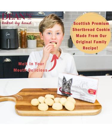 Deans Scottish All Butter Shortbread Biscuits Gift Box - 90g | Eilean Donan | Collectable Scottish Terrier Dog | Luxury Hand-Baked Cookies - Buy Online on GoSupps.com
