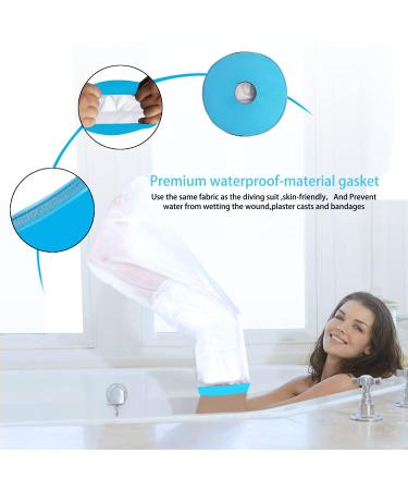 Chali Waterproof Full Leg Cast Cover for Adults - Reusable Knee Cast Protector for Showering and Wounds - Buy Online on GoSupps.com