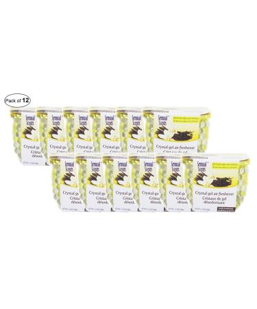 Sensual Scents Crystal Gel Air Freshener- Vanilla Sandalwood (150g) (Pack of 12)