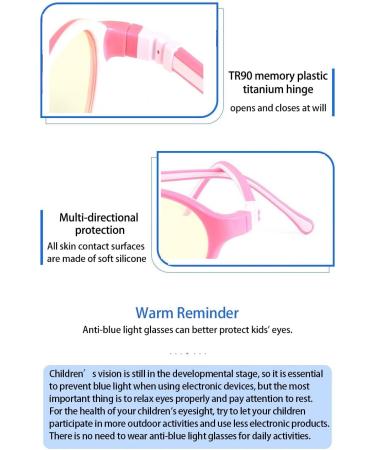 Shop Lanlang Blue Light Filter Glasses for Kids | UV400 Protection TR90 & Silicone Frame Ages 3-10 Perfect for Screen Time & Play - Buy Online on GoSupps.com