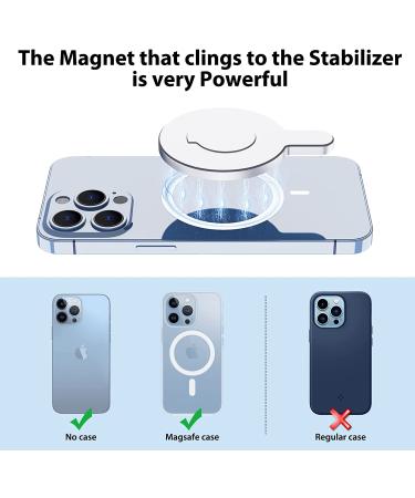 DJI Magnetic Ring Clamp Holder for Magsafe DJI OM - Compatible with Osmo Gimbal Stabilizer - Silver - Buy Online on GoSupps.com