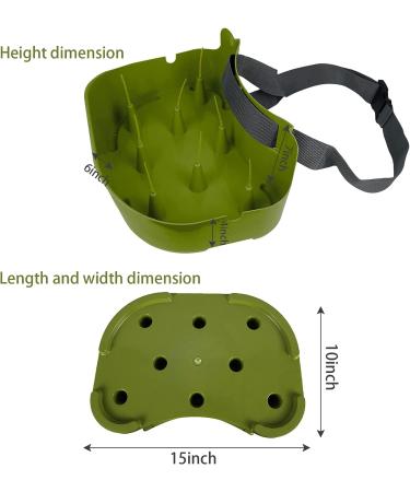 Danish Fisker Design Fly Fishing Stripping Basket - Lightweight, Ergonomic, Minimizes Line Tangles - Green - Buy Online on GoSupps.com