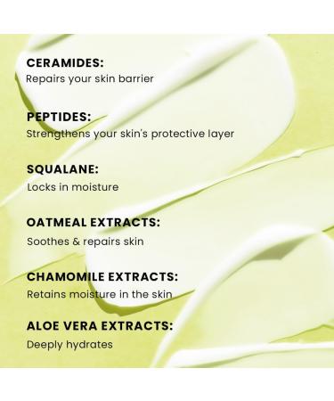 Hy-phen Barrier Care Face Cream for Oily & Combination Skin | Lightweight Hydrating Moisturizer with Ceramides & Peptides | Strengthens Skin Barrier | Universal Formula for Men & Women | 50ml - Buy Online on GoSupps.com