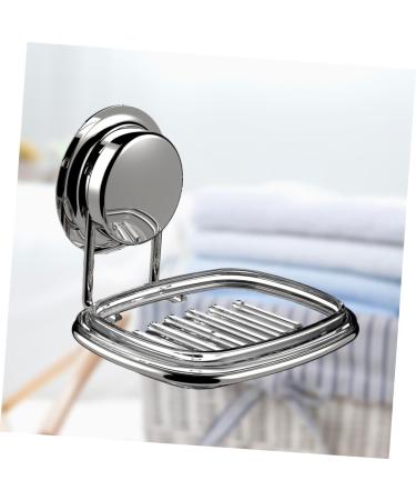 Ciieeo 1pc Box Bathroom Soap Holder Rustproof Stainless Steel Wall Shower Soap Dish Suction Cup Soap Holder Rack Soap Dish for Shower Wall Soap Holder Soap Dish Holder Hanging Soap Box - Buy Online on GoSupps.com
