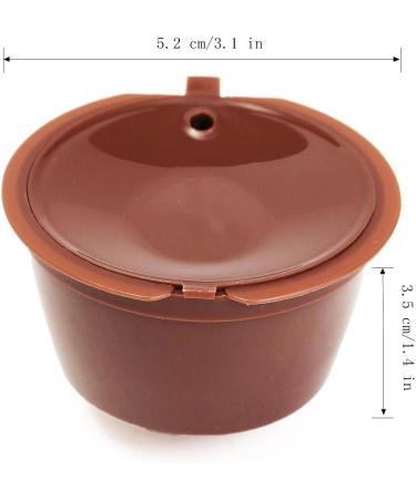 Tutoy 2pcs Coffee Machine Capsules Dolce Gusto Refillable Reusable Coffee Emohome - Buy Online on GoSupps.com