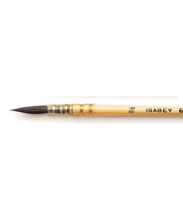 Isabey Siberian Blue Squirrel Quill Watercolor Brush, Beige