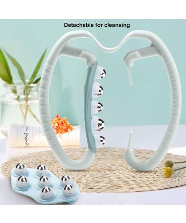 Portable 360-Degree Muscle Massager - Relieve Pain with Trigger Point Scooter & Magnetic Balls for Neck Arms Legs & Calves - Buy Online on GoSupps.com