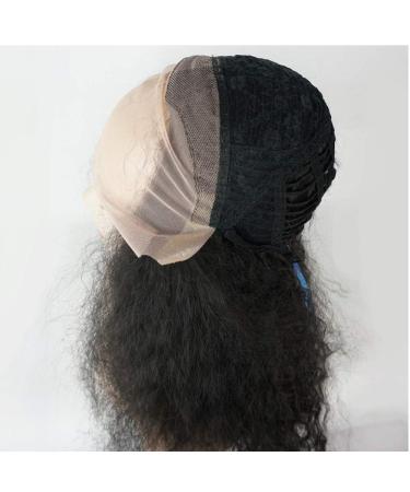 Shop SHIYID Lace Front Wig - Kinky Straight Black Synthetic Hairpiece | International Shipping Available - Buy Online on GoSupps.com