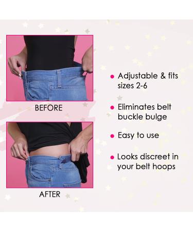 Hollywood Fashion Secrets Hip Hugger - Figure Slimming Elastic Band Belt Alternative in Navy - Buy Online on GoSupps.com