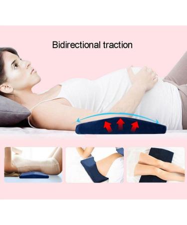 Long Sleeping Pillow - Multifunctional Memory Foam Leg Cushion Lumbar Support Wedge Pillow Sciatica Pregnancy Hip and Joint Pain Waist Mat Blue - Buy Online on GoSupps.com