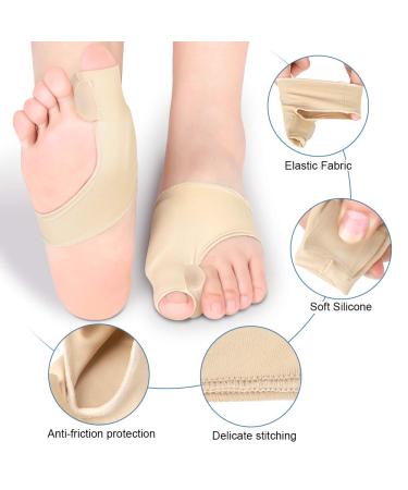 Bunion Corrector & Relief Sleeve - Hallux Valgus Guard for Women, Men - Toe Separator Spacers - Buy Online on GoSupps.com