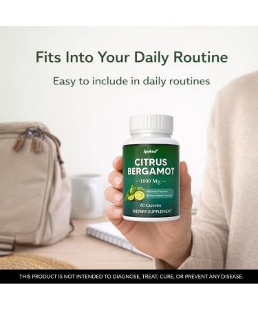 Citrus Bergamot | Citrus Bergamot 1000mg | 1000mg Per Serving | Supplement for Men & Women | (Pack 5) - Buy Online on GoSupps.com