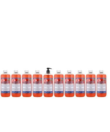 Claudius Showergel Pomegranate 10 x 1 liter with 1 pump transparent
