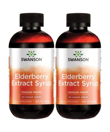 Swanson Elderberry Extract Syrup 8 fl oz (237 ml)
