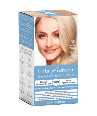 Buy Tints of Nature 10N Platinum Blonde Natural Hair Dye â€“ Nourishing Permanent Color & Grey Coverage | 130ml - Buy Online on GoSupps.com