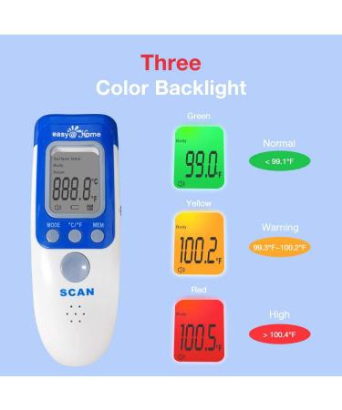 Easy@Home 3-in-1 Non-Contact Infrared Forehead Thermometer for Baby, Adult & Child NCT-301 - Buy Online on GoSupps.com
