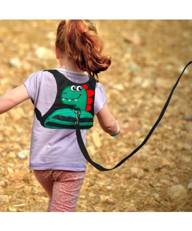 Toddler Leash with Anti Lost Wrist Link - Black Baby Backpack Child Harness - Buy Online on GoSupps.com