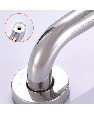 Professional Home Cares Bathroom Support Stainless Steel Handle Secure Mounting Handle for Elderly & Mobilities Impaired - Buy Online on GoSupps.com