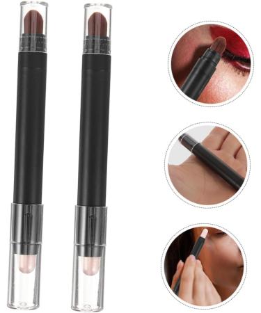 PLAFOPE 2pcs Eyeshadow Makeup Eye Shadow Makeup Eye Makeup Tool Makeup Eyeshadow Eye Makeup Pen Abs Black - Buy Online on GoSupps.com