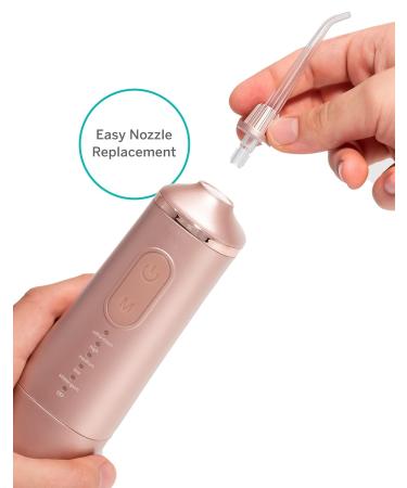 Supersmile Professional Zina Water Flosser | Rechargeable Cordless Teeth & Gum Flosser - Rose Gold | International Shipping Available - Buy Online on GoSupps.com