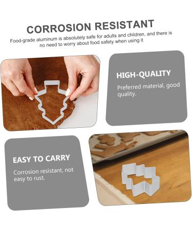 GRIRIW Korean Sugar Kit 1 Set Sugar Cookie Mold Christmas Candies Cookie Stamp Shapes Festive Cookie Molds Candy Machine 8.5X8.5cm Silver - Buy Online on GoSupps.com