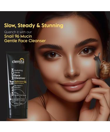 Snail 96 Mucin Skin Repair Cleanser | 96% Snail Filtrate | Korean Skincare for All Skin Types | Hydration & Repair | 100 ml - Buy Online on GoSupps.com