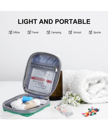 Buy HioQFR 2PCs Portable Travel Pharmacy Bags - Small Emergency & Medication Bag for Home Office & Outdoor (Gray + Green) - Buy Online on GoSupps.com