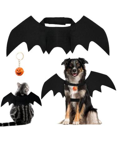Pet bat wing pet bat costume cat bat costume bat dog dog Halloween pet costume bat Halloween pet wings with pumpkin bell (s)
