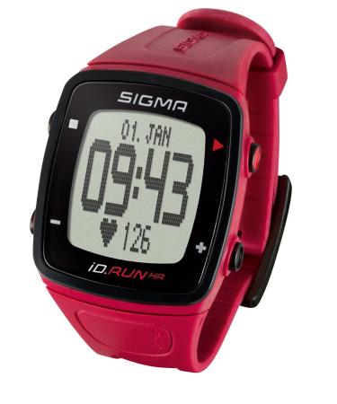 SIGMA SPORT heart rate monitor iD.RUN HR GPS running watch wrist heart rate measurement activity tracker rouge
