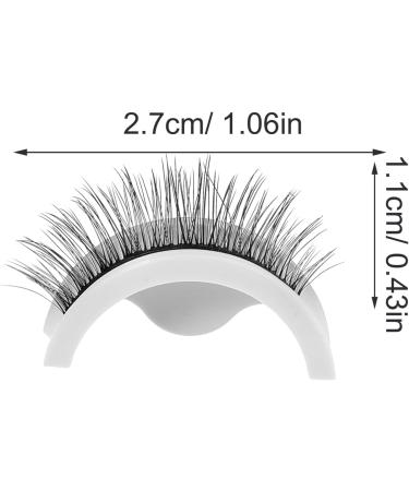 FOMIYES 1 Pair False Eyelash Fake Eyelash Eye Lash Extention Makeup Cleansing Water Lash Adhesive Strips Lash Decor Eye Lashes Party Eyes Decors Glue Decorate Extend Chemical Fiber - Buy Online on GoSupps.com