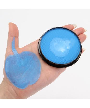 Karlor Facial Color 30g Blue Aqua Make-Up Make-up Facepaint Body Paint Water base Professional make-up paint for adult children makeup halloween carnival carnival cosplay (blue)