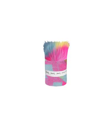 FabricLA Shaggy Faux Fur Roll - Acrylic Fabric 4 X 60 Inches Trim Fur Rolls - Artificial Fur Material - Use Faux Fur Piece for Crafts  DIY  Hobby  Costume Design  Decoration - Pastel Patch 4X60 Pastel Patch