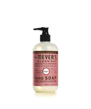 MRS. MEYER'S CLEAN DAY Hand Soap Made with Essential Oils Biodegradable Formula Rosemary 12.5 fl. oz