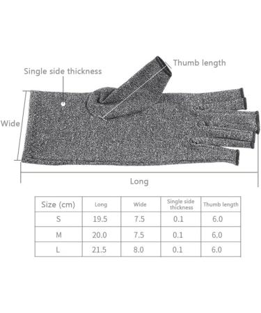 1Pairs Arthritis Gloves Touch Screen Gloves Anti Arthritis Therapy Compression Gloves and Ache Pain Joint Relief Winter Warm Gray Large - Buy Online on GoSupps.com