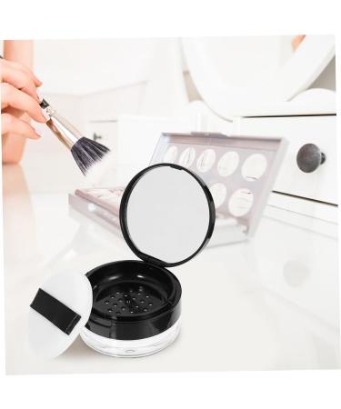 DRESSOOS Cosmetic Case with Powder Puff Blusher Refillable Loose Powder Holder Travel Makeup Case Puff Case - Buy Online on GoSupps.com