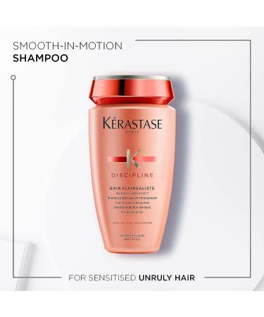 Kerastase Discipline Bain Fluidealiste Shampoo - Smoothing Anti-Frizz | 8.5 Fl Oz | Sulfate-Free | For All Hair Types - Buy Online on GoSupps.com